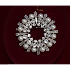 Brošiņa - Pērļu saktiņa